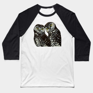 Burrowing Owl Buddies Baseball T-Shirt